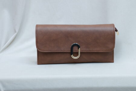 Triple Partition Oval Sling(Brown)