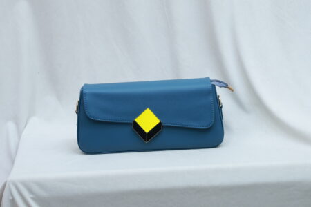 3D Lock Baguette Bags(Blue)