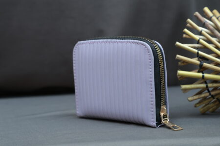 Zipper Pocket Wallet(Lavender)