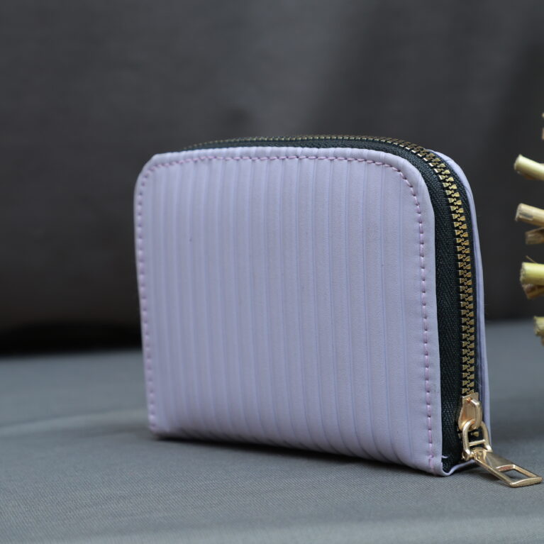 Zipper Pocket Wallet(Lavender)