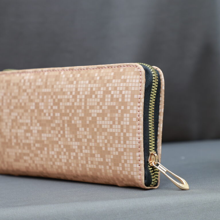 Big Zipper Hand Wallet(Beige)