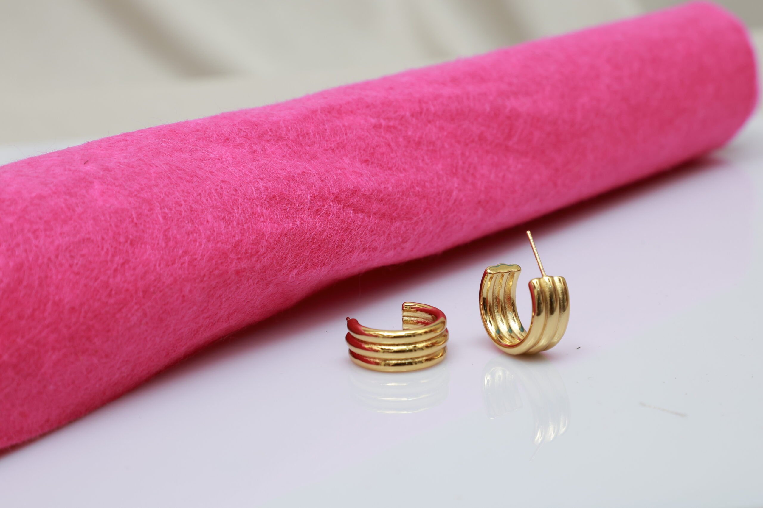 Anti Tarnish Classic Semi Circle Earring