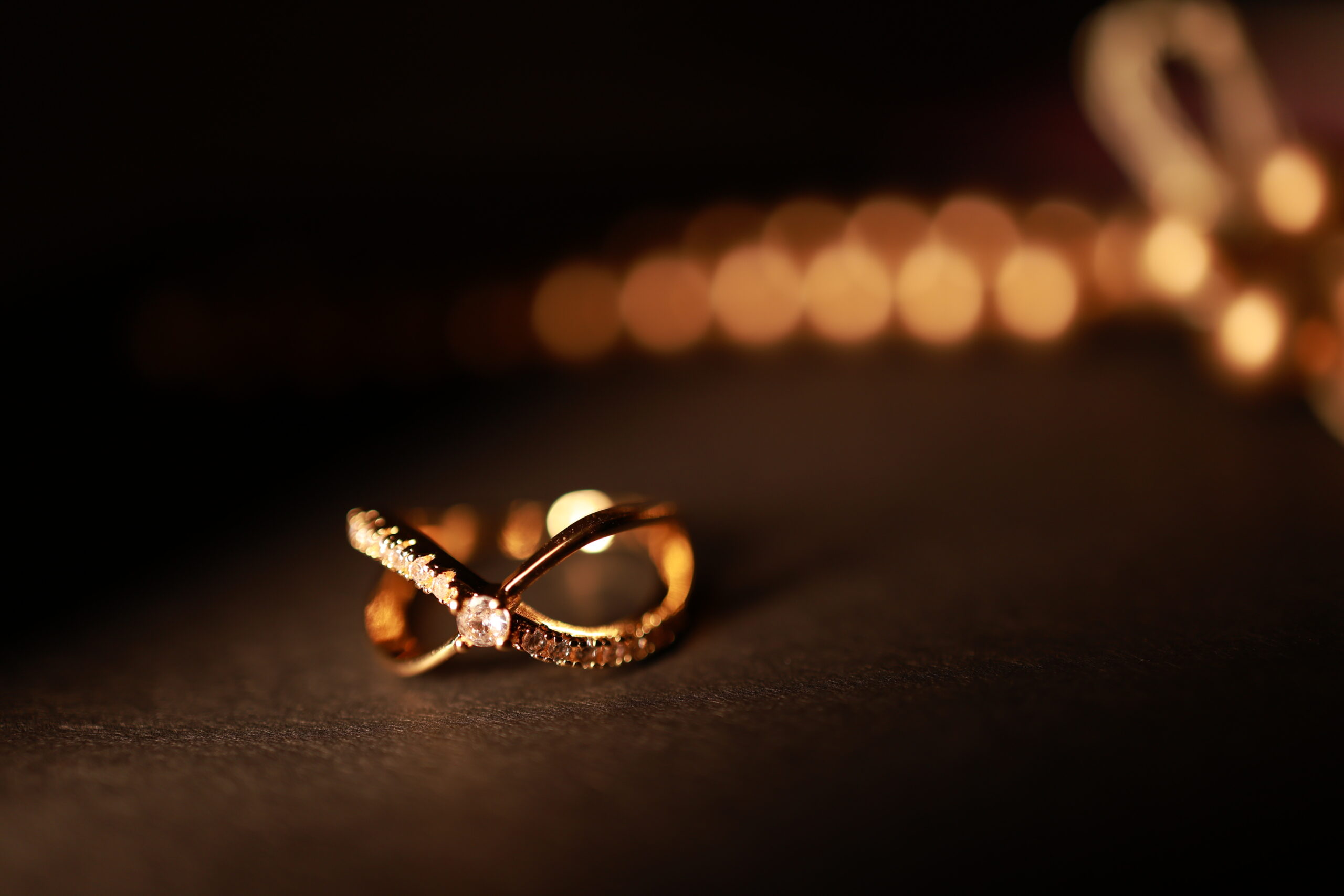 Anti Tarnish Adjustable Infinity Ring