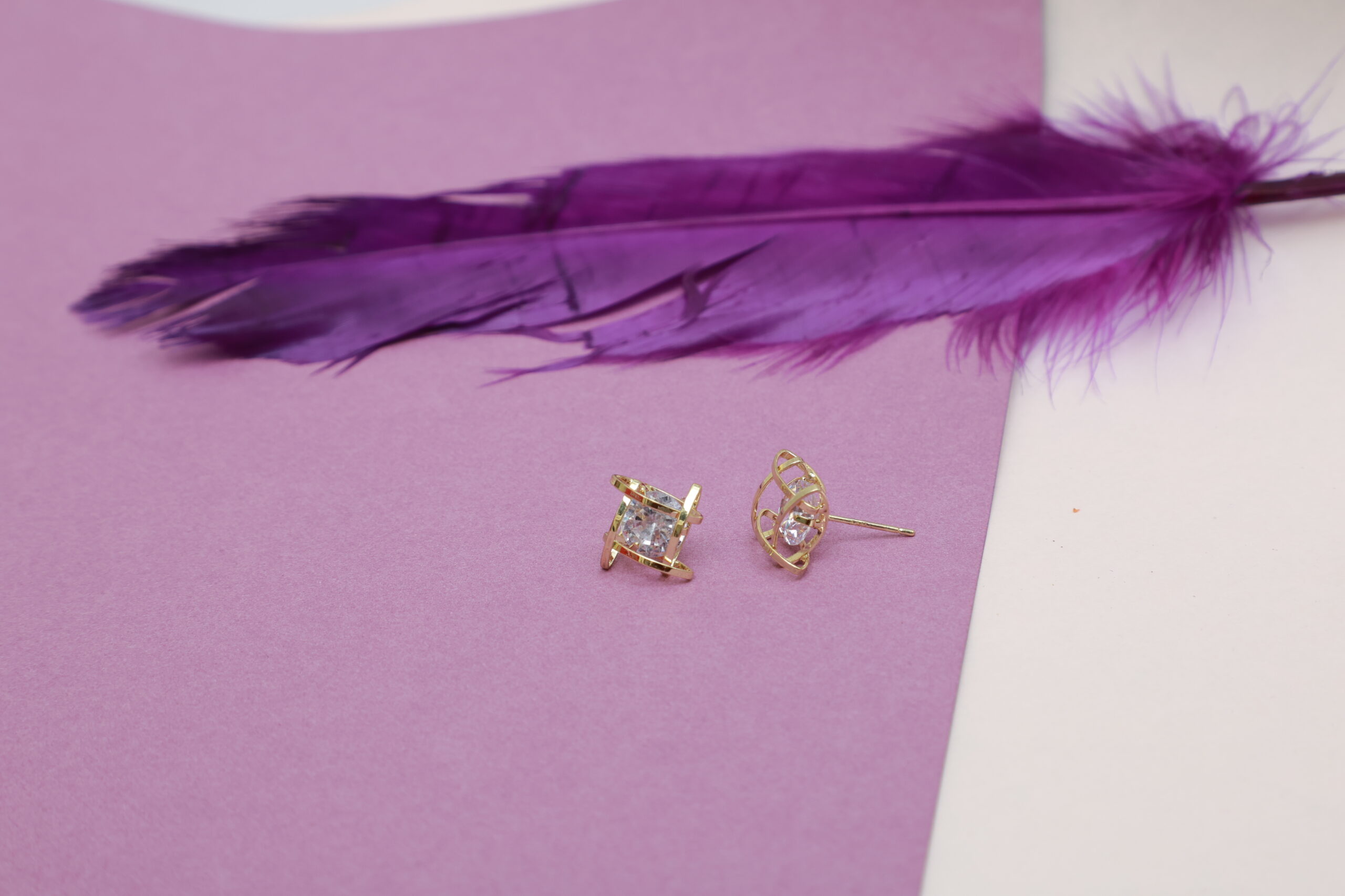 Anti Tarnish Stylish Geometric design Earring