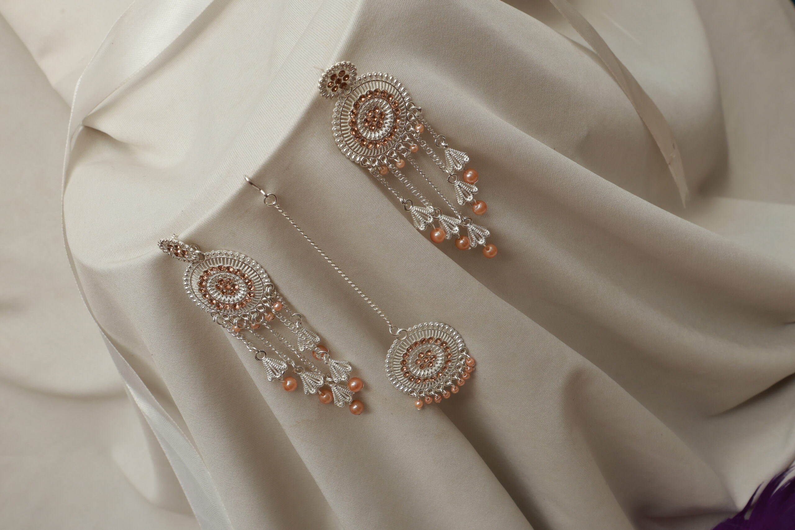 Traditional Earring with Maang Tika