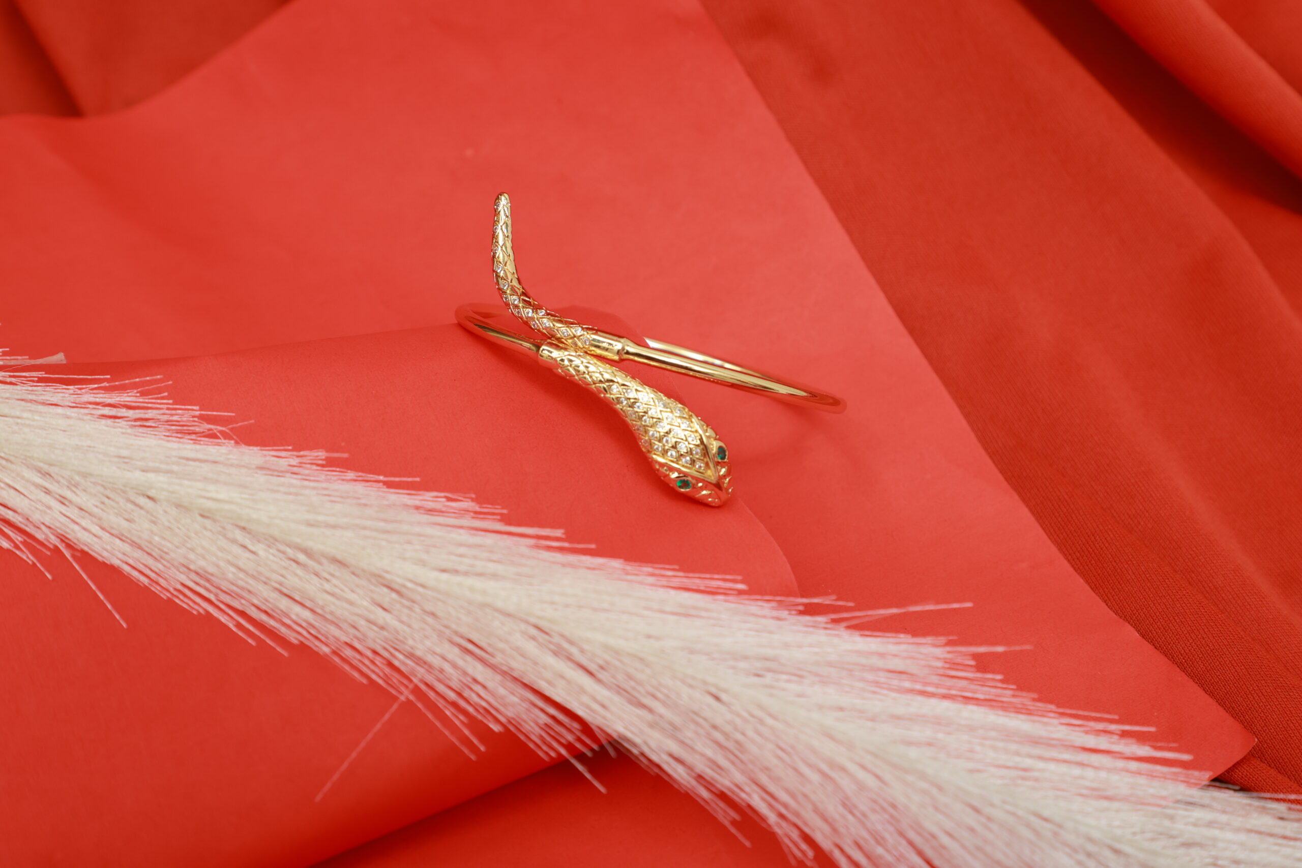 Anti Tarnish Snake Kada