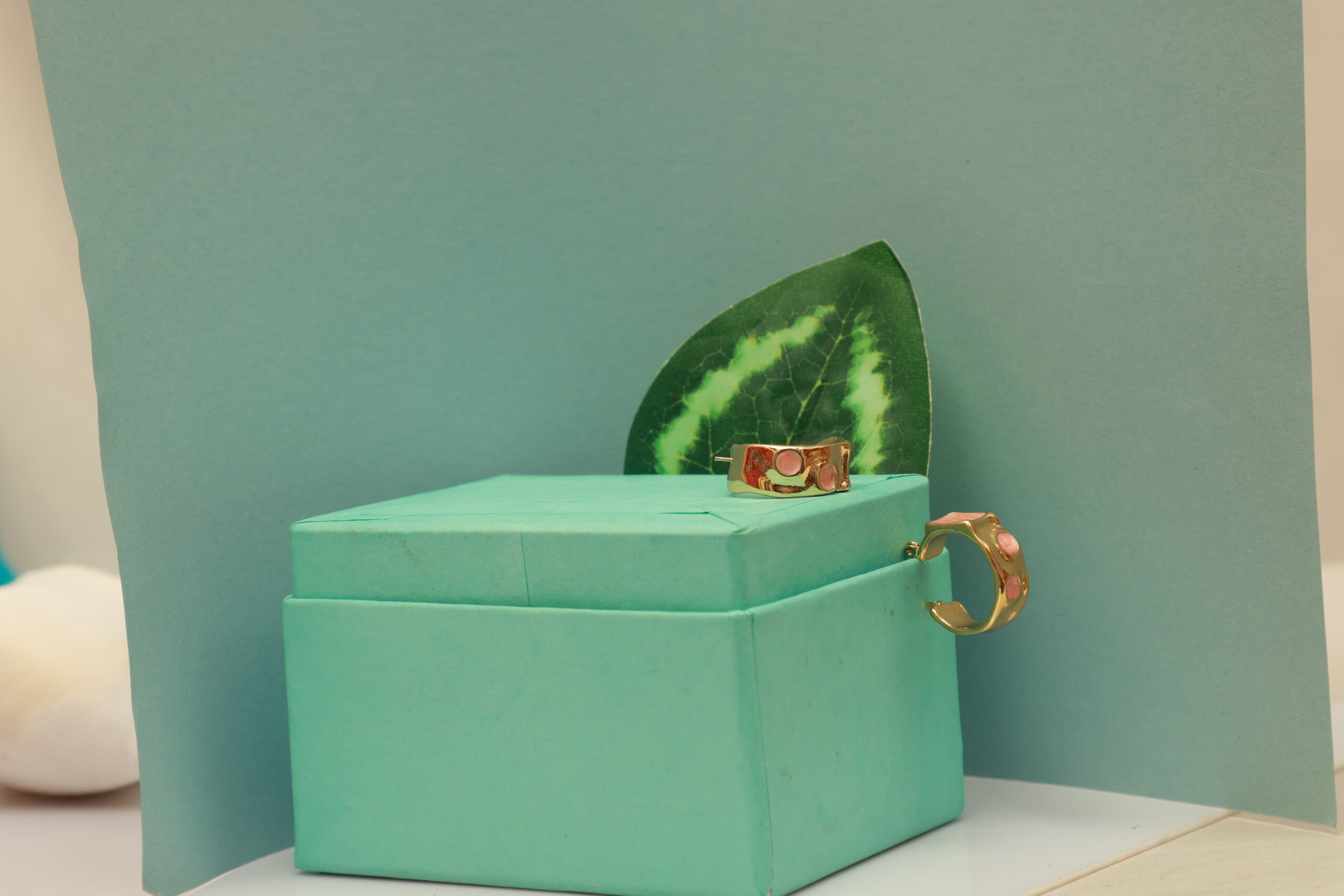 Anti Tarnish Stylish Peach Earring