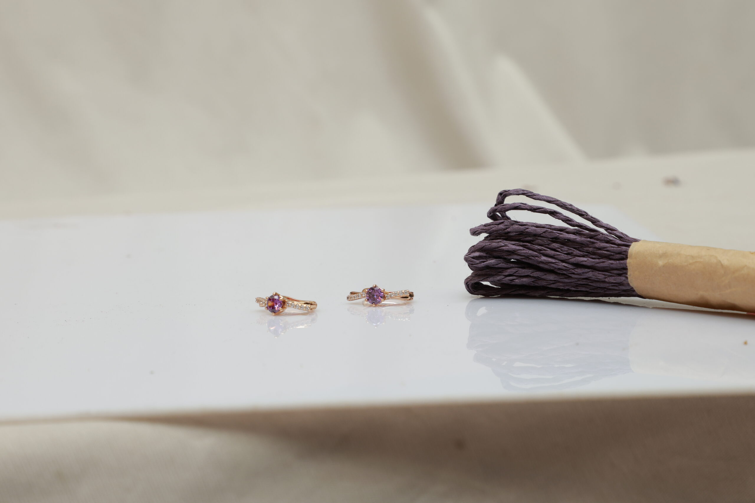 Anti Tarnish Amethyst Bali